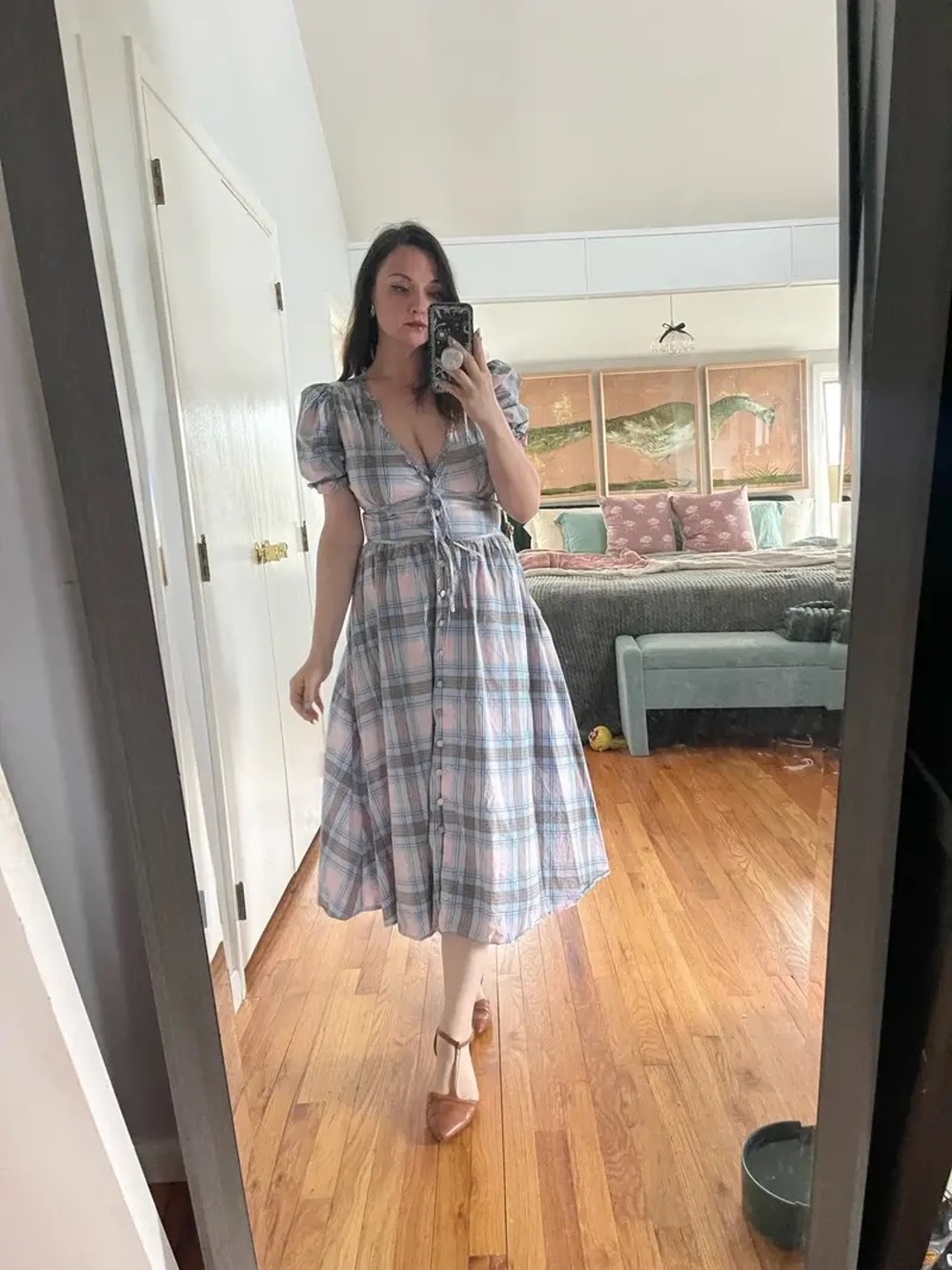 Hill House Sabrina Dress in Gingham - Picture 3 of 6
